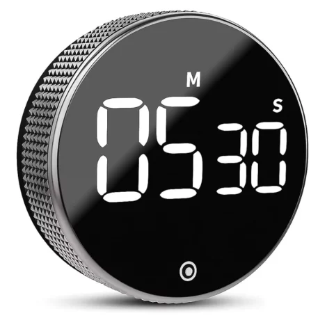 Magnetic Kitchen Timer Digital Timer Manual Countdown Alarm Clock