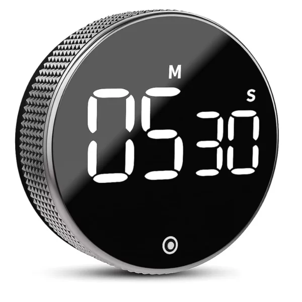 Magnetic Kitchen Timer Digital Timer Manual Countdown Alarm Clock