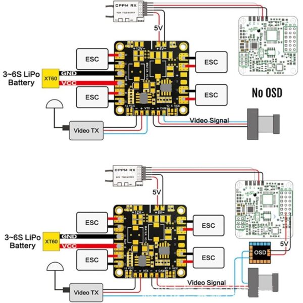 Matek Power Distribution Board with dual BEC 5V & 12V - iFuture Technology