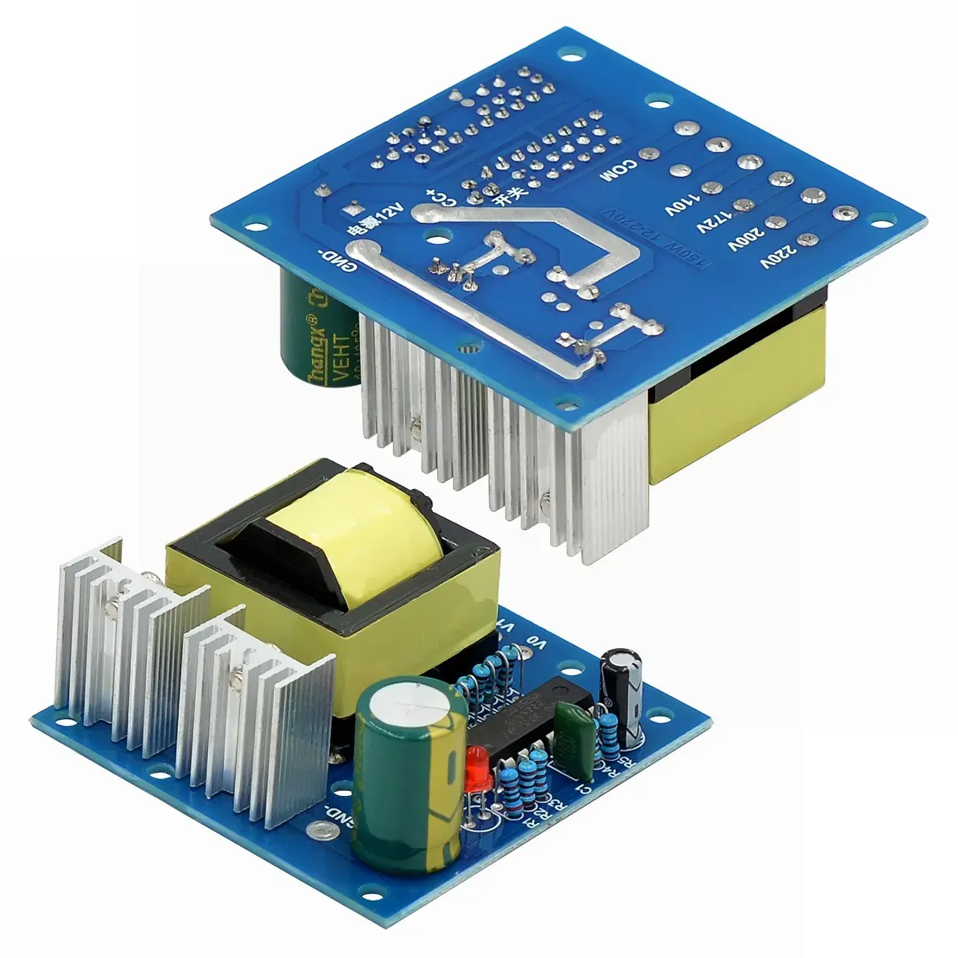 150W DC To AC Power Inverter - 12V To 110V/220V Home Battery Converter Boost Module