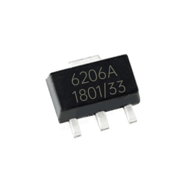 6206A33PG 3.3V Low Dropout Voltage Regulators SOT-89