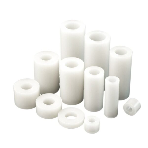 White Nylon Spacer Column 6.2ID x 11OD x 20mm Height