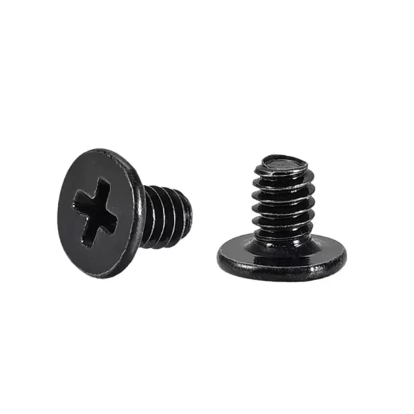 M2 x 6mm Black Oxide Phillips Round Head Screw