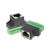 RJ45 to 8 Pin Screw Terminal Adaptor Female