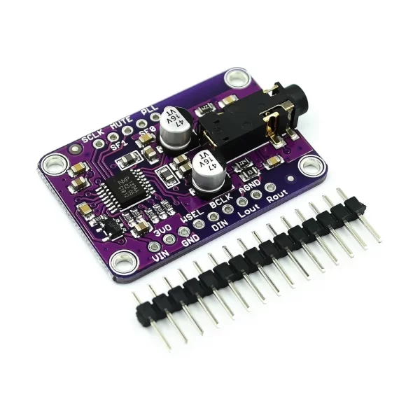 UDA1334A I2S DAC Stereo Decoder Module