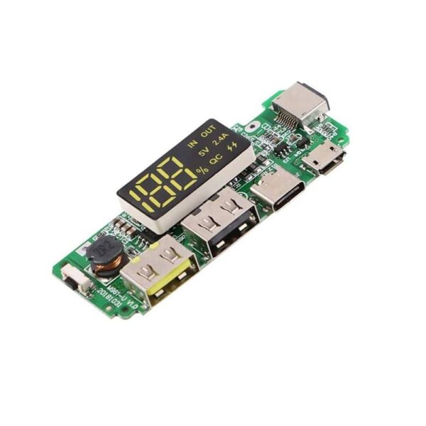 18650 5V 2.4A Lithium Battery Digital Display Charging Module