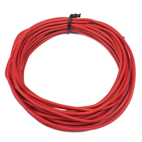 7/38 SWG Tinned Copper Flexible Hook up Wire - Red