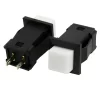 DS-429B 10MM 2PIN Self-Reset Square Push Button - White