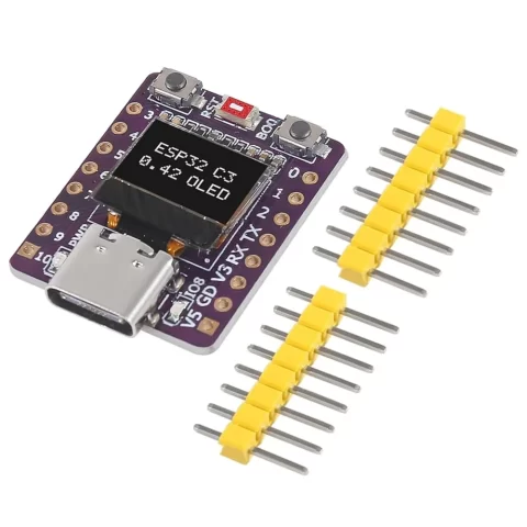 ESP32-C3 OLED Development Board with 0.42 inch OLED Module
