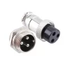 M12/GX12 3 Pin Male-Female Aviation Plug Connector
