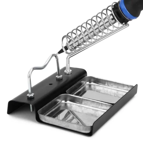 Soldering Iron Coil Stand with Dual Sponge
