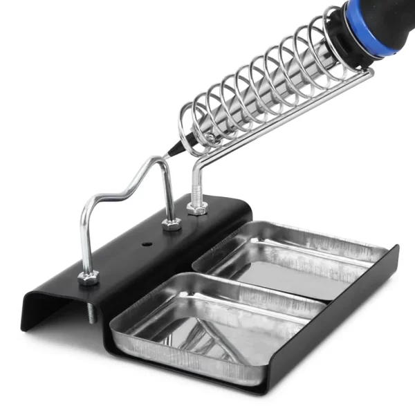 Soldering Iron Coil Stand with Dual Sponge