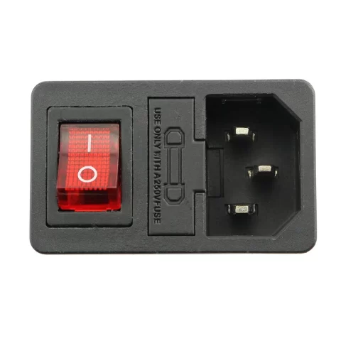 AC-01 Three-In-One Power Socket with Light/Switch/Fuse