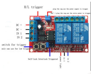 Interlock Relay Control Module 12V Self-Locking Interlock 2-in-1 2 Channel Relay Module - iFuture ...