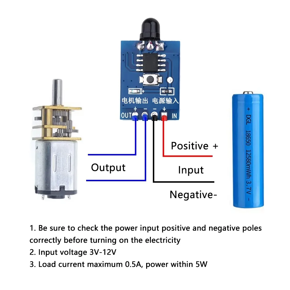 dc-3-12v-wireless-forward-reverse-pwm-motor-speed-control-module-with-self-lock-interlock-function-wiring