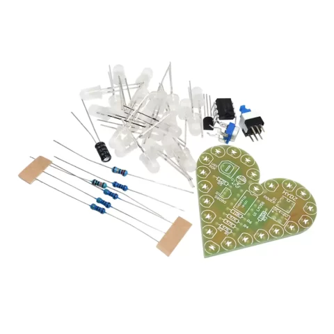 DIY DC 4V-6V Heart Shape Breathing LED Kit