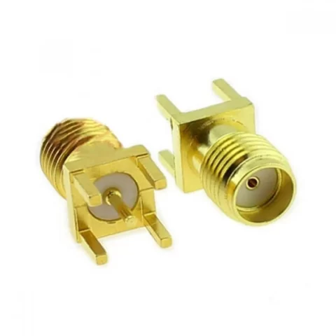 SMA Female for PCB Straight Type Through Hole Connector