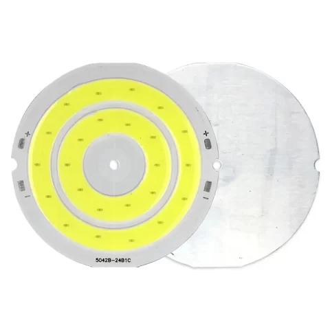 3v-3.7v Round COB Cool White LED Light