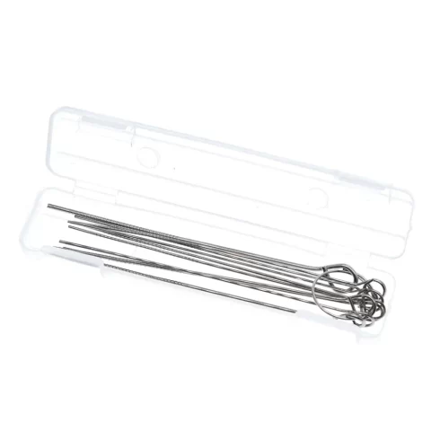 Stainless Steel Soldering Hole Tip Cleaner Desoldering Tool Set 0.7-1.3mm Diameter