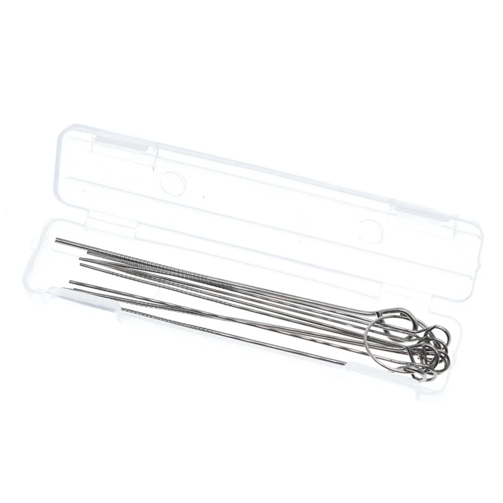 Stainless Steel Soldering Hole Tip Cleaner Desoldering Tool Set 0.7-1.3mm Diameter