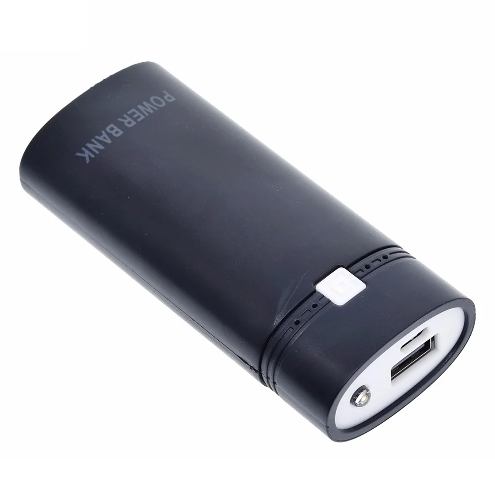 2X 18650 5V 1A USB Power Bank Battery Charger Case