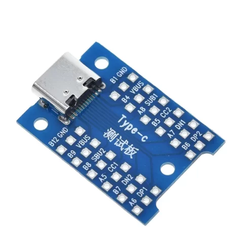 USB Type-C Breakout PCB Power TEST Board