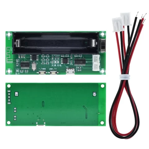 XH-A153 Bluetooth 5.0 Lithium Battery Holder Dual Channel 2×5W Stereo Class D Audio Amplifier Module