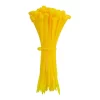 3x100mm Self-locking Nylon Cable Ties-Yellow