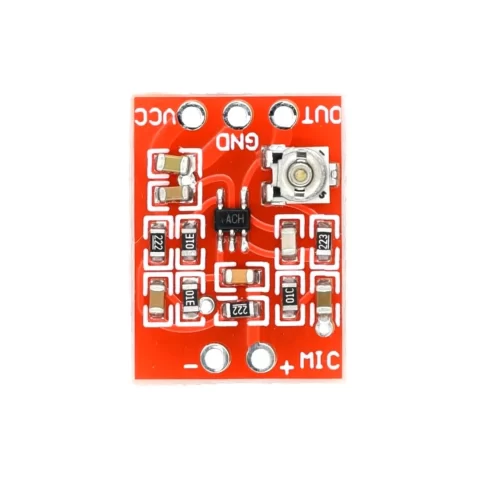 MAX4466 Electret Microphone Amplifier Module with Adjustable Gain