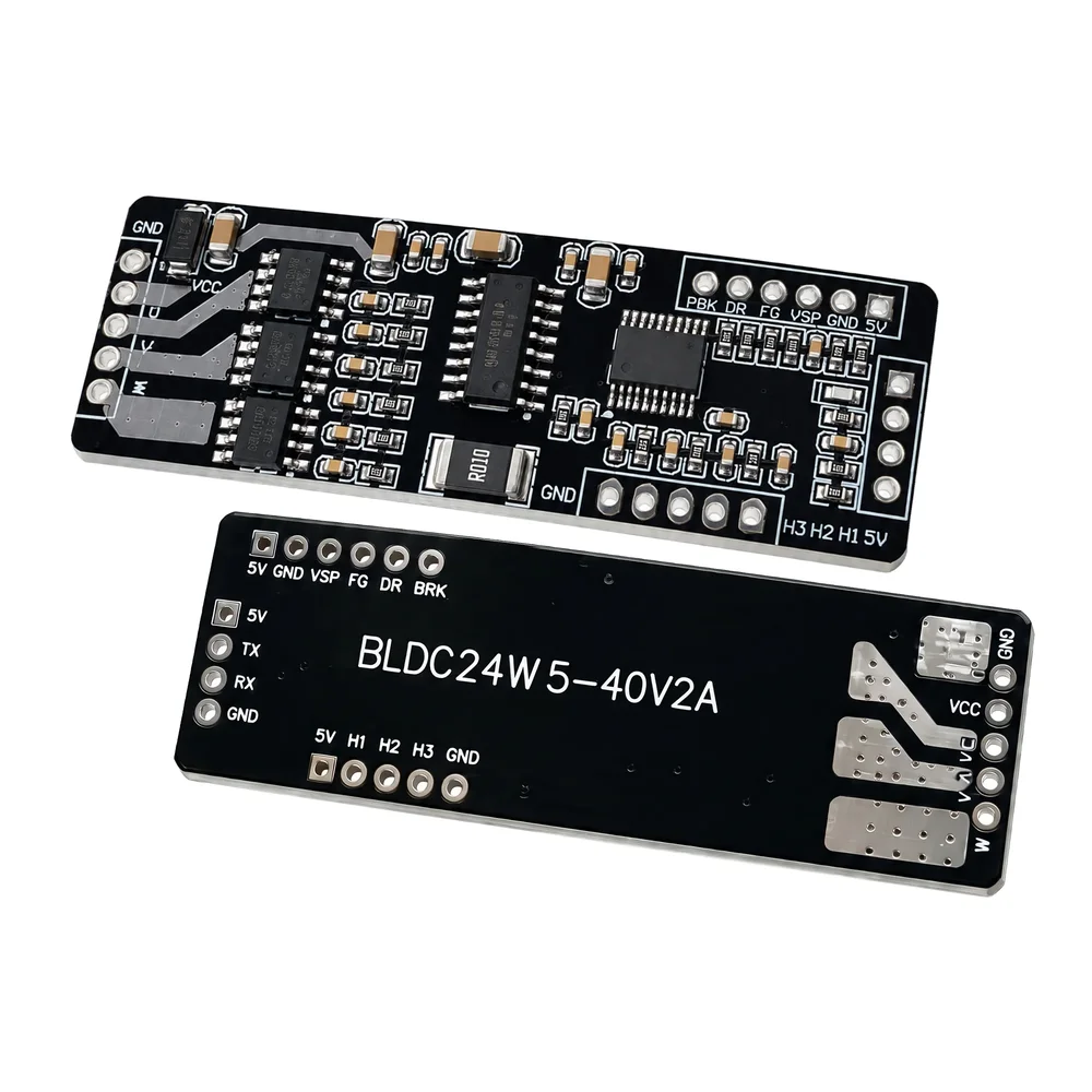 BLDC 24W Motor Speed Controller 5-40V 2A Driver Board with Hall Sensor